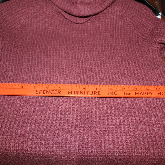 Toad & Co. Maroon Cowl Neck Sweater Dress - Women's Size Small - Picture 7 of 8